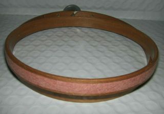 Vintage Queen Wooden Embroidery Hoop with Felt and Tension Wheel 5 