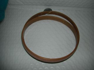 Vintage Queen Wooden Embroidery Hoop with Felt and Tension Wheel 5 