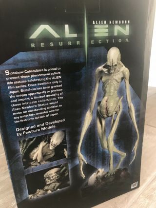 Sideshow Alien Resurrection newborn rare scale figure statue limited edition 2