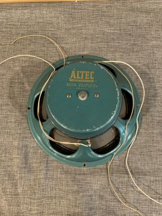Vintage Altec Lansing 601A Duplex speaker Co - axial woofer 2