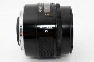 Read Minolta AF 35mm F/2.  0 Rare Lens For Sony A w/Hood From Japan 3485 8