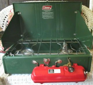 Vintage Coleman Two Burner Camp Stove 413g 499