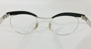 Vintage American Optical Cat Eye Eyeglass Sample Frames 1 - 10 12KGF Rhinestones 6