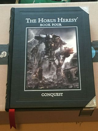 Warhammer 30k Horus Heresy Book Four Iv 4 Conquest Oop Rare Forge World 40k