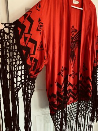 Spell and the gypsy collective RARE Red Opium Kimono 6