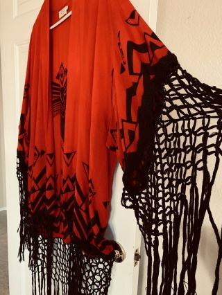 Spell and the gypsy collective RARE Red Opium Kimono 7