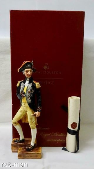 Rare Royal Doulton Prestige Figure Vice Admiral Lord Nelson Hn4696 Boxed,