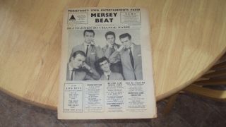 Beatles - Mersey Beat Newspaper - Very Rare Early Issue - Vol1 No 14 Jan 1962