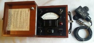 General Radio 1501 - A Light Meter W/ 1501 - Pi Probe Vintage Photograph Wood Box