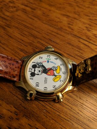 Vintage Collectable Lorus Mickey Mouse Melody Watch with alarm/chime V69F - 6000 7