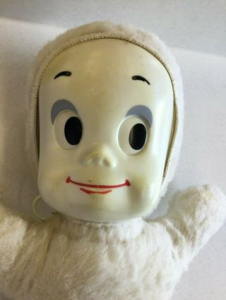 Vintage Casper The Friendly Ghost Talking Pull String Doll Mattel 1960s 2