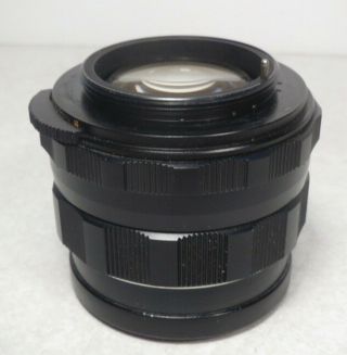 Rare 8 elements Asahi Pentax Takumar 50mm f1.  4 lens 11