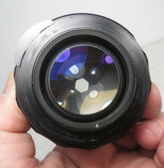 Rare 8 elements Asahi Pentax Takumar 50mm f1.  4 lens 5