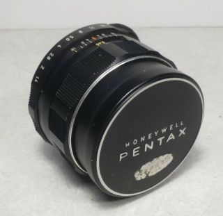 Rare 8 elements Asahi Pentax Takumar 50mm f1.  4 lens 9