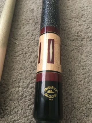Rare Brunswick Cue By Joss - MAG6 With 2 Shafts. 2