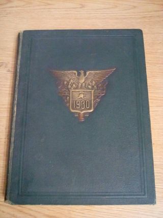 Vintage 1930 Us Military Academy West Point Yearbook Howitzer