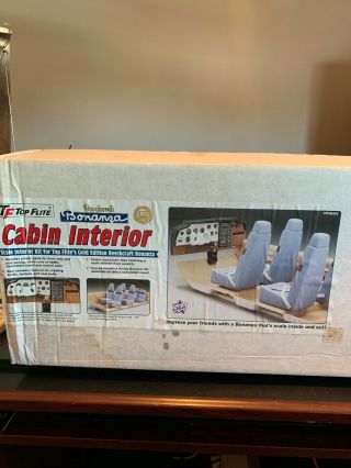 Vintage For Balsa Wood Kit Topflight Beechcraft Bonanza Cabin Interior Kit