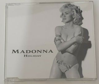 Madonna Holiday Rare 1 Track Uk Promo Cd Single Sam800