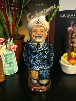 Tiki Rare,  Vintage Sailor Captain Tiki Mug Nugget Oyster Bar Reno (2 Avail. )
