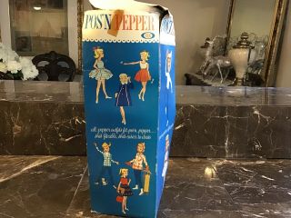 1964 IDEAL VTG POS`N PEPPER DOLL 3 Pc SAILOR SUIT OUTFIT BOX.  RARE 5