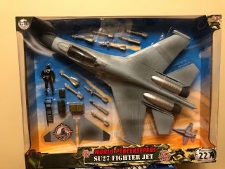 1/18 World Peacekeepers Su27 Flanker Fighter Rare