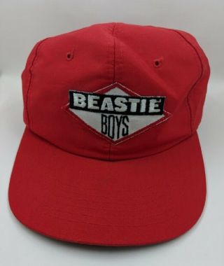 Vintage 80s Beastie Boys Snapback Trucker Hat Concert Merchandise Hip Hop