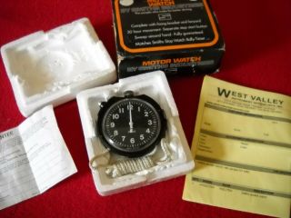 SMITHS Vintage MOTOR WATCH Smiths Stop Watch Rally Timer by Smiths Industries 2