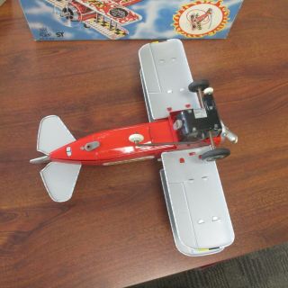 Vintage 1960 ' s TPS JAPAN for SEARS BATTERY OPERATED STUNT PLANE 6
