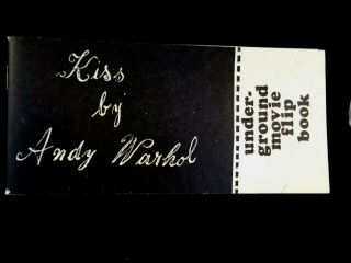Vintage Underground Movie Flip Book - Andy Warhol Kiss 1963 And Jack Smith