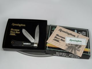 Vintage Remington Millennium Bullet Knife 2000 Re18862 2 - Blade Trapper Usa Nos