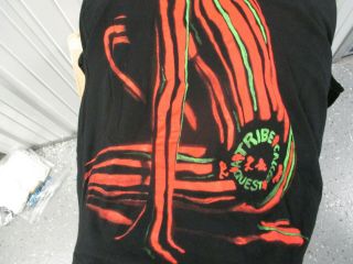 VINTAGE STUSSY X A TRIBE CALLED QUEST THE LOW END THEORY LARGE T - SHIRT 2015 QTIP 8