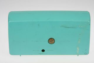 RARE Vintage 1957 Westinghouse H611P5 Turquoise EARLY TRANSISTOR Radio 9V 4