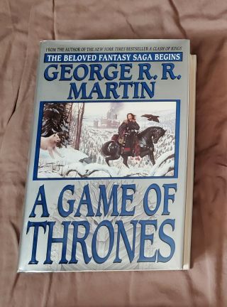 A Game Of Throne Signed Jon Snow Cover 1st Printing Rare Edition