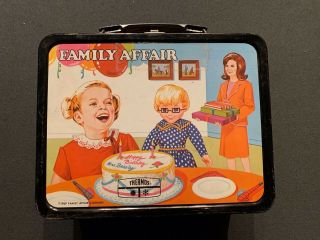 Family Affair Vintage Metal Lunch Box With Thermos