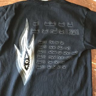 Tool Lateralus Preseminal 2001 Australian Concert Tour T - Shirt Medium Black 8