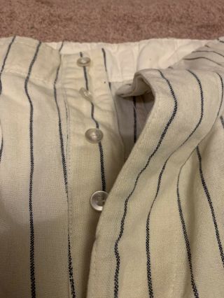 1969 York Yankees Game Worn Pants Steiner Flannel Vintage 37 Jersey 2