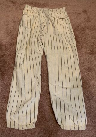 1969 York Yankees Game Worn Pants Steiner Flannel Vintage 37 Jersey 4