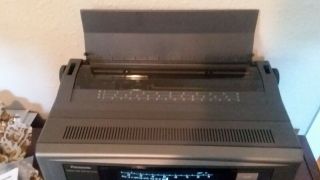 Vintage Panasonic KX - W1500 Typewriter Word Processor W/ Built - In Printer/Screen 4
