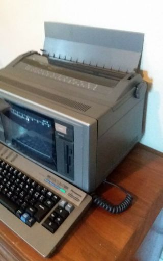Vintage Panasonic KX - W1500 Typewriter Word Processor W/ Built - In Printer/Screen 5