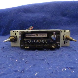 Vintage 70s Pioneer Kp - 8005 Car Cassette Tape Deck/radio Stereo