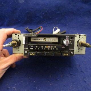 Vintage 70s Pioneer KP - 8005 Car Cassette Tape Deck/Radio Stereo 2