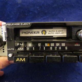 Vintage 70s Pioneer KP - 8005 Car Cassette Tape Deck/Radio Stereo 3