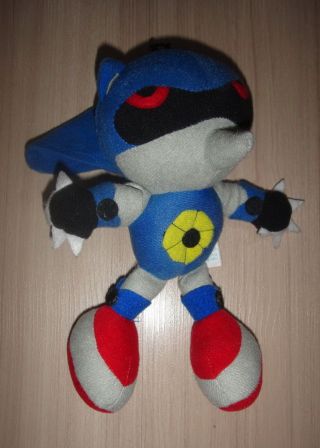 8 SEGA SONIC The Hedgehog Amy Bean Tails Metal Egg 1995 UFO Plush Doll Toy Rare 10