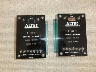 Rare Altec N - 800d Crossovers / Dividing Networks