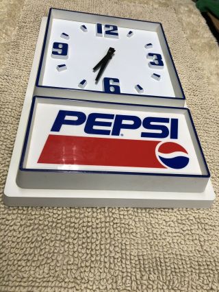 Vintage Pepsi Cola Soda Pop Advertising Wall Clock For Bar Restaurant Diner 5