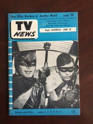 1966,  Batman,  " Tv News " (no Label),  Rare.