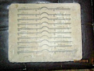 VINTAGE LITHO STONE LITHOGRAPHY STONE FOR PRINTING FOR CAPITAL LETTERS 4
