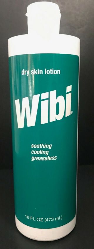Wibi Dry Skin Lotion Soothing Cooling Greaseless 16 Fl Oz Discontinued Rare