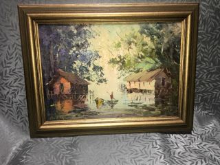 2 Vintage Pablo Matania signed and framed Oil Paintings 2