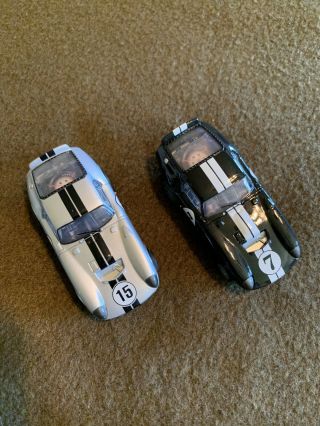 Afx Rare Shelby Cobra Set Cars Silver 15 And Black 7